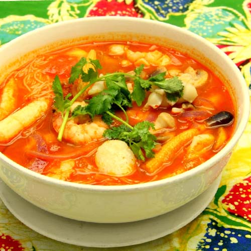 Seafood Tomyam soup Seafood Tomyam soup